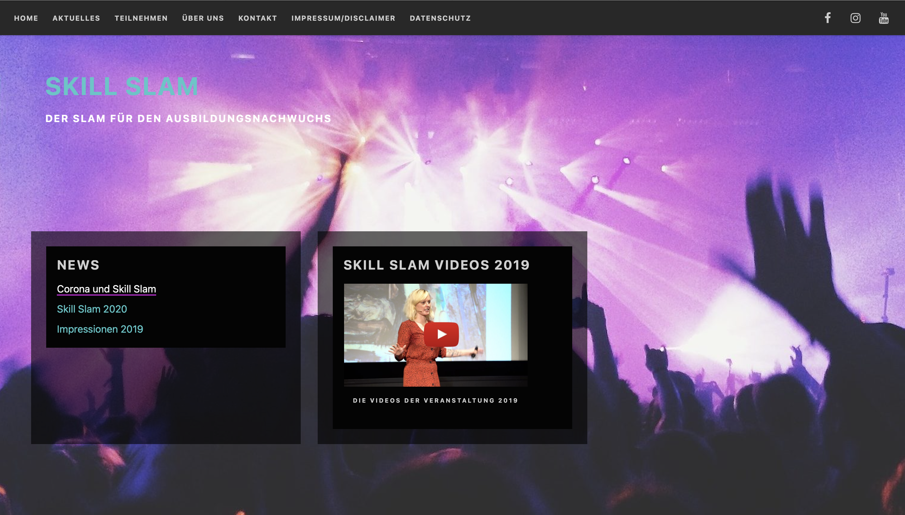 Skill Slam Berlin: Kommunikationskonzept, Website, social media und PR